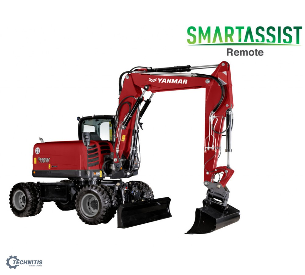 Yanmar B110W ratinis ekskavatorius